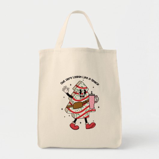 Tote Bag Ici, On A L'Air D'Un Snack - Boujee Christmas (Devant)