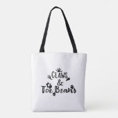 Tote Bag Ici pour le médium des haricots Fourre-tout (Dos)