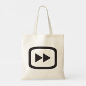 Tote Bag Icône Avancer Rapide (Dos)