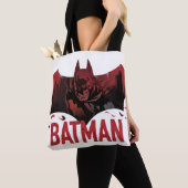 Tote Bag Icône Batman Crimson Gotham (De près)