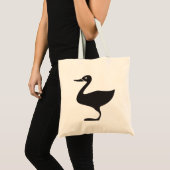 Tote Bag Icône Black Duck Bird (Devant (produit))