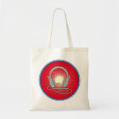 Tote Bag Icône casque DJ (Devant)