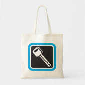 Tote Bag Icône clé (Devant)