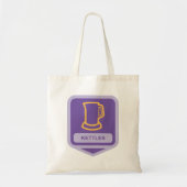 Tote Bag Icône de bouilloires violettes et jaunes modernes (Devant)