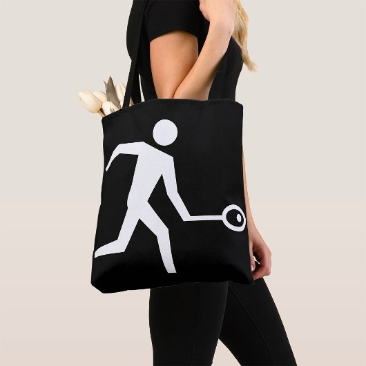 Tote Bag Icône de joueur de squash