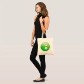Tote Bag Icône de prise électrique verte
