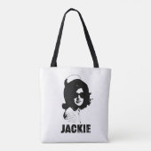 Tote Bag Icône de style révolutionnaire de Jackie Jacquelin (Dos)