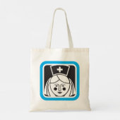 Tote Bag Icône d'infirmière (Dos)