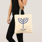 Tote Bag Icône Menorah (Devant (produit))