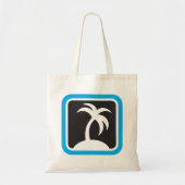 Tote Bag Icône Palm Tree (Devant)