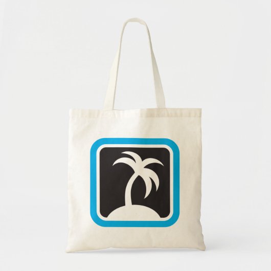 Tote Bag Icône Palm Tree (Devant)
