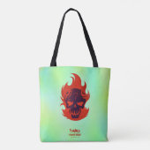 Tote Bag Icône principale du peloton | Diablo de suicide (Dos)