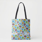 Tote Bag Icônes de Jouets de Plage (Devant)