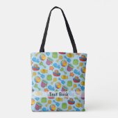 Tote Bag Icônes de Jouets de Plage (Dos)