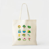 Tote Bag Icônes de la nature (Devant)