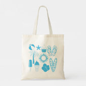 Tote Bag Icônes de l'été (Dos)