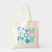 Tote Bag Icônes de l'été (Devant)