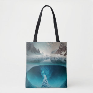 Tote Bag Icy Mountain View