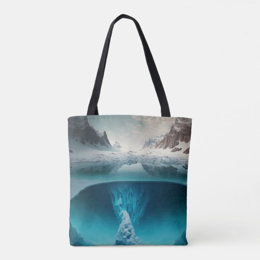 Tote Bag Icy Mountain View (Dos)