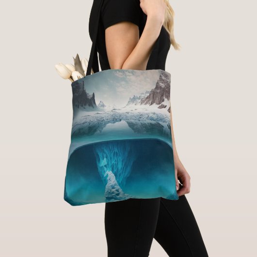 Tote Bag Icy Mountain View (De près)