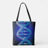 Tote Bag ID ADN Bleu Science Médicale (Dos)