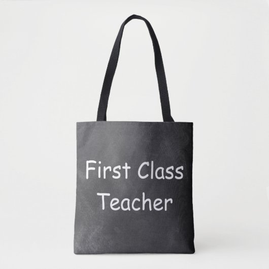Tote Bag Idée cadeau Chalkboard Design pour enseignant de p (Devant)