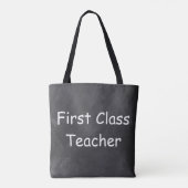 Tote Bag Idée cadeau de design de tableau noir pour enseign (Dos)