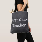 Tote Bag Idée cadeau de design de tableau noir pour enseign (De près)