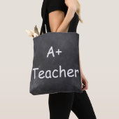 Tote Bag Idée cadeau design tableau noir pour un professeur (De près)