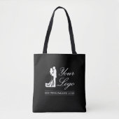Tote Bag Idée de mariage personnalisée avec photo (Devant)
