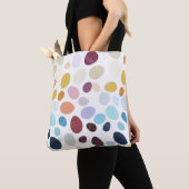 Tote Bag Iillustration avec oeufs de couleur dégradé (De près)