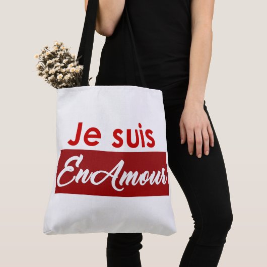 Tote bag ik ben verliefd (Dichtbij)