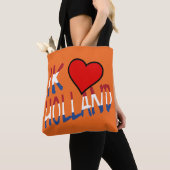 Tote Bag Ik Heart Holland superposition sur ou stccnt (De près)