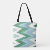 Tote Bag Ikat Chevron Motif Bridesmaid (Dos)