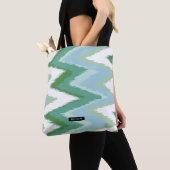 Tote Bag Ikat Chevron Motif Bridesmaid (De près)