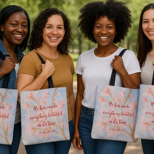 Tote Bag Il a tout fait belle fleur de cerisier
