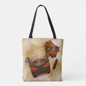Tote Bag Il Est Écrit Vintage (Dos)