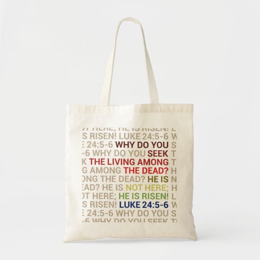Tote Bag Il est ressuscité (Devant)