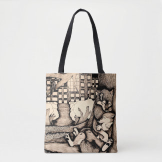 Tote Bag "Il fait froid là "