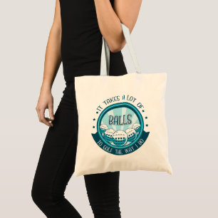 Tote Bag Il Faut Beaucoup De Ballons Au Golf Comme Je Le Fa