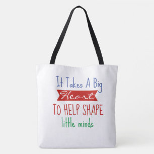 Tote Bag Il faut un grand coeur pour aider à former des pet
