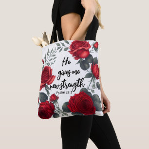 Tote Bag Il Me Donne Une Nouvelle Force