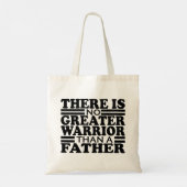 TOTE BAG IL N'Y A PAS PLUS GRAND GUERRIER QU'UNE MÈRE. (Dos)