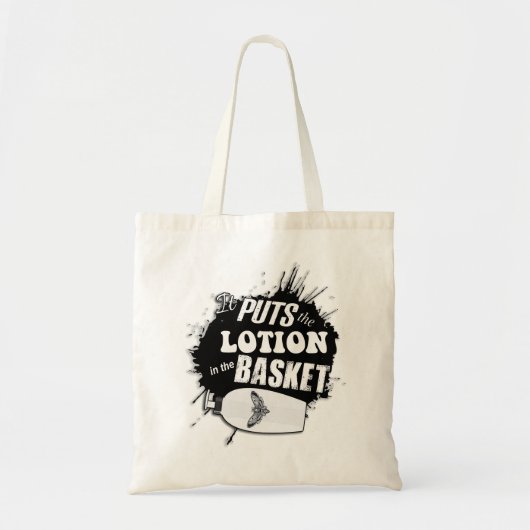 Tote Bag Il place la Lotion dans le panier (Devant)