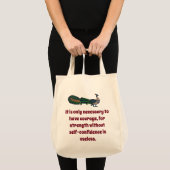 Tote Bag Il Suffit D'Avoir Courage - Confiance (Devant (produit))