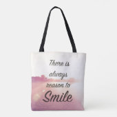 Tote Bag Il y a toujours raison de sourire (Dos)