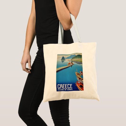 TOTE BAG ÎLE DE CORFU (Devant (produit))