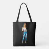 Tote Bag île de jamaïque (Dos)