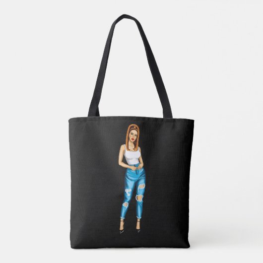 Tote Bag île de jamaïque (Dos)