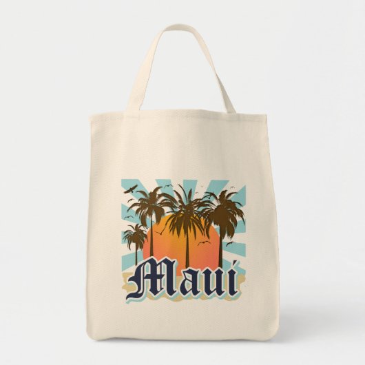 Tote Bag Île de souvenir de Maui Hawaï (Devant)